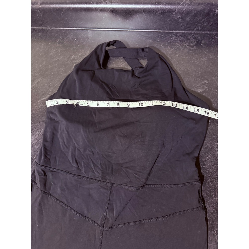 JoyLab Womens Black Sleeveless Flare Leg Athletic Jumpsuit XL Athleisure Comfort - Picture 7 of 12